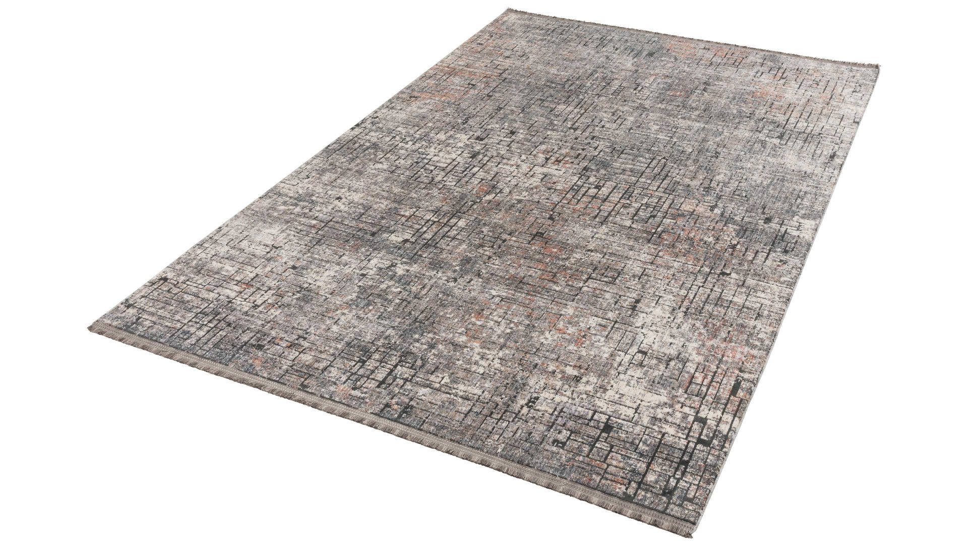 Webteppich Golze | astra aus Kunstfaser in Grau ASTRA® Teppich Sarezzo grau gemustert - ca. 80 x 150 cm