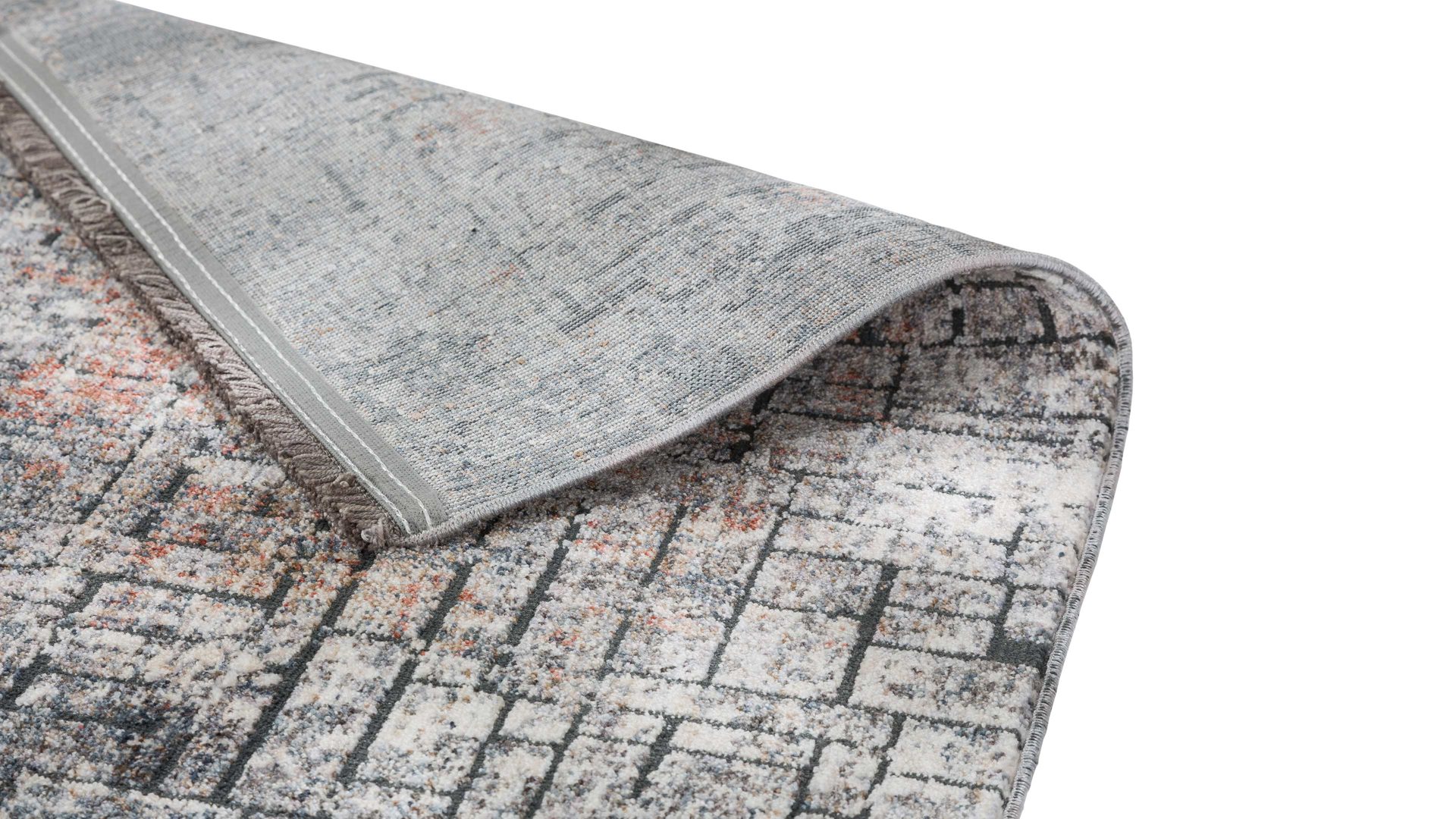 Webteppich Golze | astra aus Kunstfaser in Grau ASTRA® Teppich Sarezzo grau gemustert - ca. 200 x 290 cm