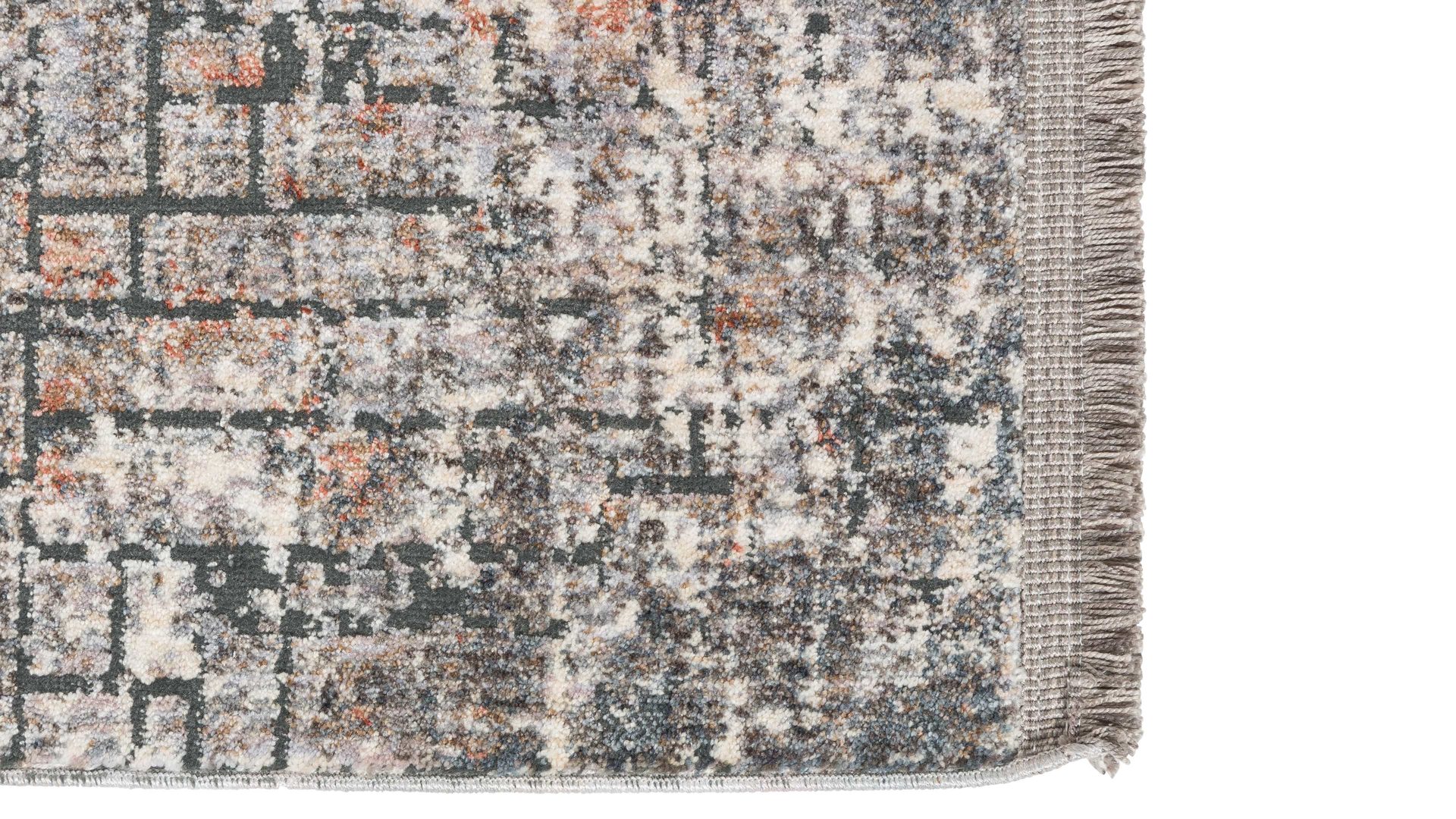 Webteppich Golze | astra aus Kunstfaser in Grau ASTRA® Teppich Sarezzo grau gemustert - ca. 80 x 150 cm