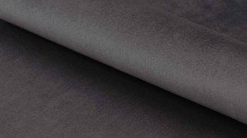 Lounge-Stuhl Actona group aus Stoff in Dunkelgrau Loungestuhl Center dunkelgrauer Samt Vic 28 & schwarzes Metallgestell