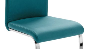 Schwingstuhl Mca furniture aus Stoff in Petrol Schwingstuhl Köln als bequemer Polsterstuhl petrolfarbenes Kunstleder