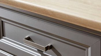 Highboard Innostyle aus Holz in Dunkelgrau Möbelprogramm Jasmin - Highboard Graphit & Artisan Eiche – drei Türen, eine Schublade