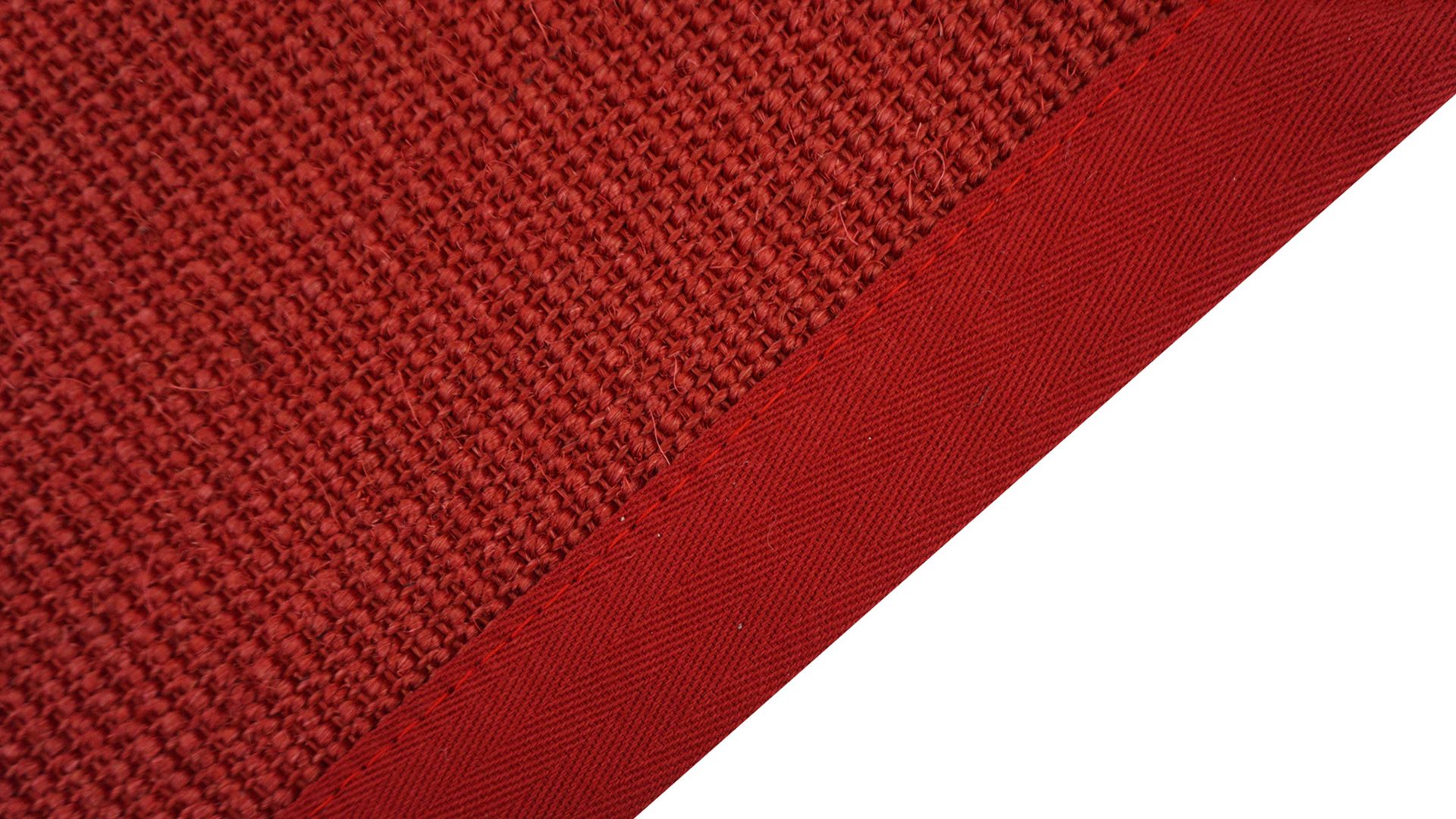 Webteppich Golze | astra aus Naturfaser in Dunkelrot ARMADA Teppich Cancun rubinroter Sisal - ca. 165 x 235 cm