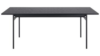 Esstisch Actona group aus Holz in Schwarz Esstisch Angus schwarze Esche - ca. 200 x 90 cm