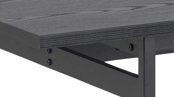 Esstisch Actona group aus Holz in Schwarz Esstisch Angus schwarze Esche - ca. 200 x 90 cm