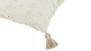 Kissenbezug /-hülle Done.® aus Baumwolle in Beige done.® Kissenhülle Cushion Luise tofufarbene Baumwolle - ca. 45 x 45 cm