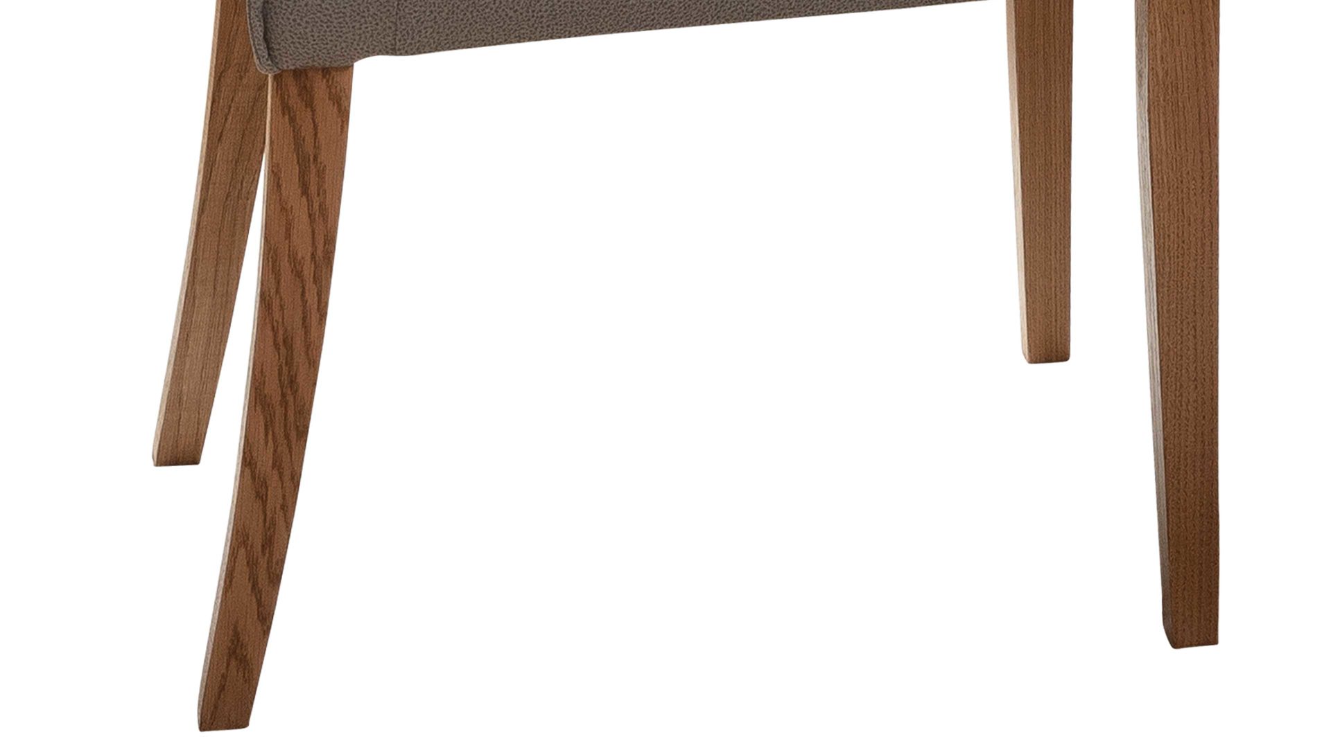 Polsterstuhl Standard furniture factory aus Stoff in Hellgrau Polsterstuhl Lagos hellgrauer Bezug Arizona 4411