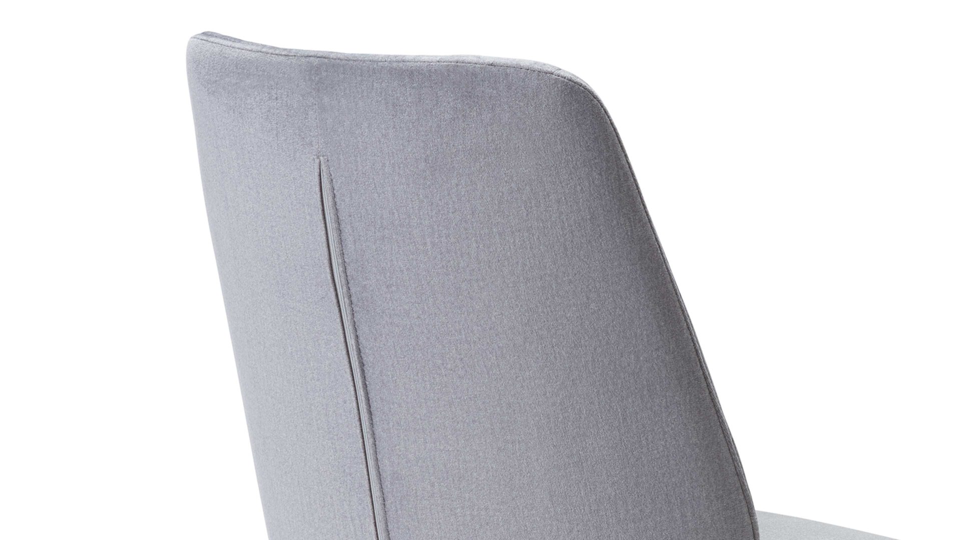 Polsterstuhl Standard furniture factory aus Stoff in Grau Polsterstuhl Eldar gauer Stoffbezug Monolith 85 & schwarze Holzfüße