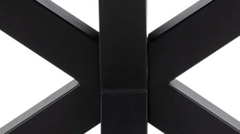 Esstisch Actona group aus Keramik in Schwarz Esstisch Heaven Schwarz & Metall - ca. 200 x 100 cm