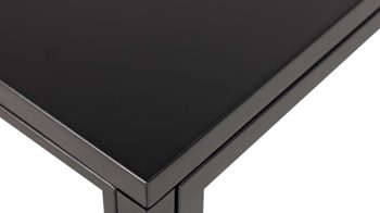 Vitrine Actona group aus Metall in Schwarz Metallmöbel Newcastle - Vitrine Schwarz & Klarglas - zwei Türen, Höhe ca. 99 cm