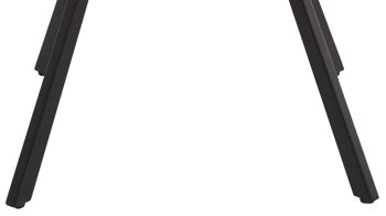 Polsterstuhl Mca furniture aus Stoff in Anthrazit Armlehnstuhl Sasselo mit Drehfunktion anthrazitfarbene Chenille & schwarzes Metallgestell