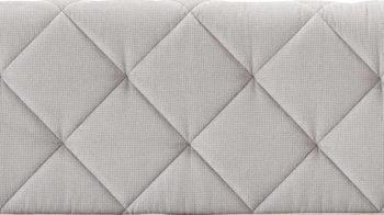 Boxspringbett Sun garden | 162739 aus Stoff in Hellgrau Boxspringbett Rockaway silbergrauer Stoffbezug 50456-720 – Liegefläche ca. 180 x 200 cm