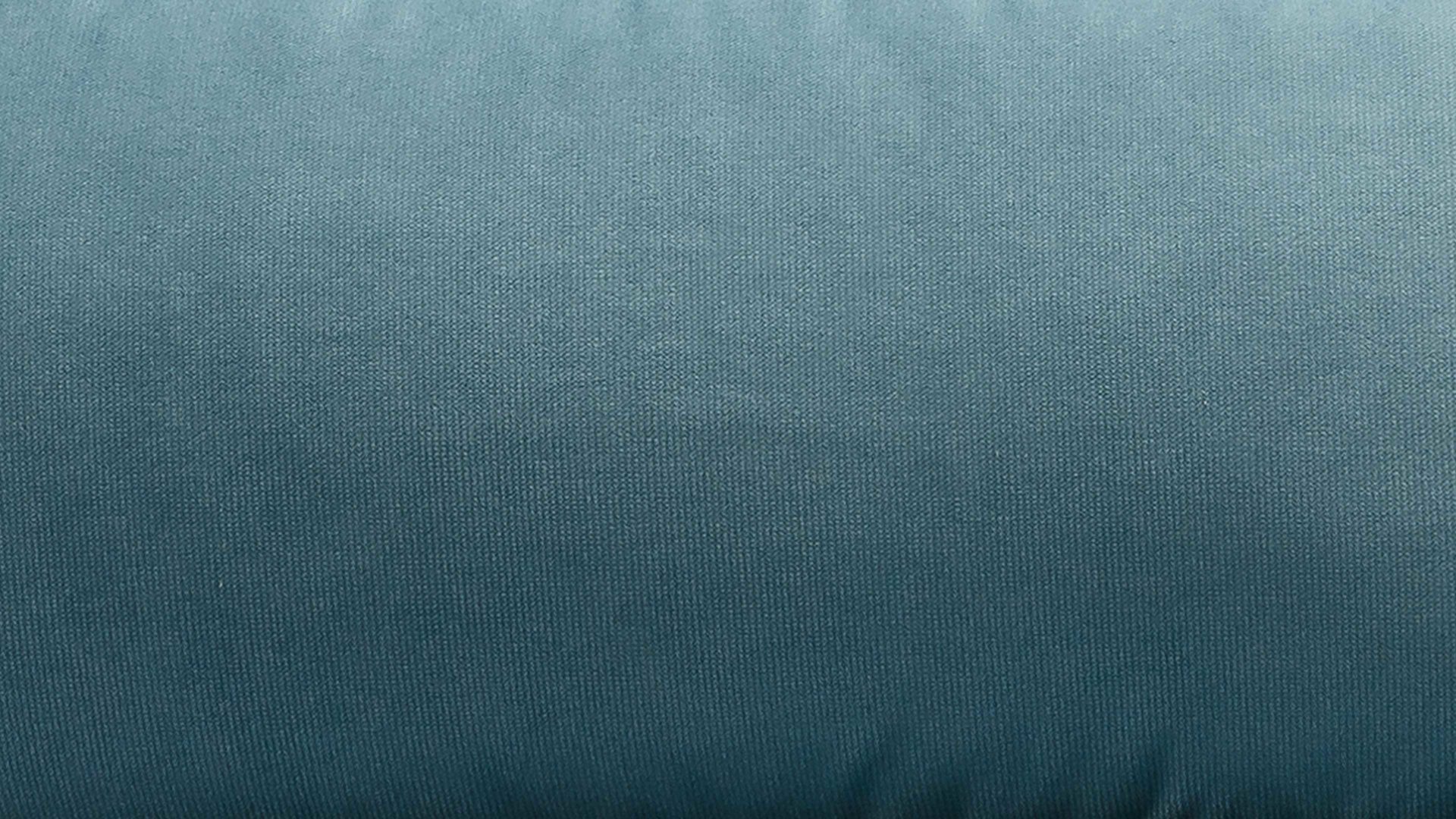 Einzelkissen Restyl aus Stoff in Grün Nierenkissen Fringo mintfarbener Stoffbezug 55-6567