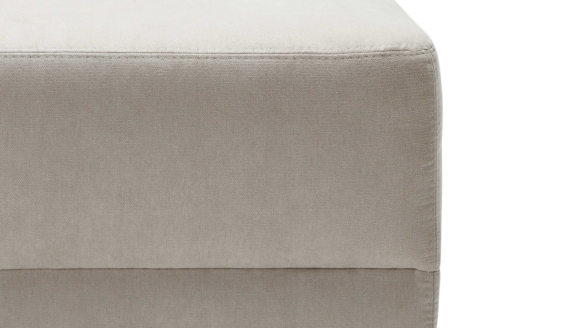 Schlafsofa Restyl aus Stoff in Beige Faltsofa Fringo sandfarbener Stoffbezug 55-6315 - Breite ca. 145 cm
