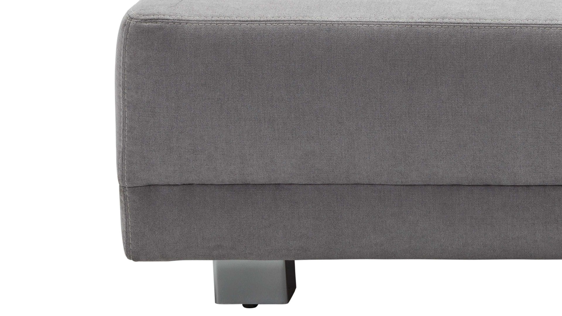 Schlafsofa Restyl aus Stoff in Anthrazit Faltsofa Fringo anthrazitfarbener Stoffbezug 55-6556 - Breite ca. 145 cm