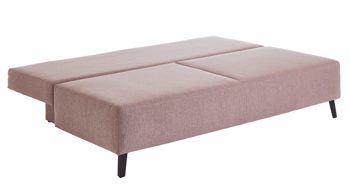 Schlafsofa Restyl aus Stoff in Pink Schlafsofa Sweet rosé Stoffbezug 55-6498 - Breite ca. 193 cm
