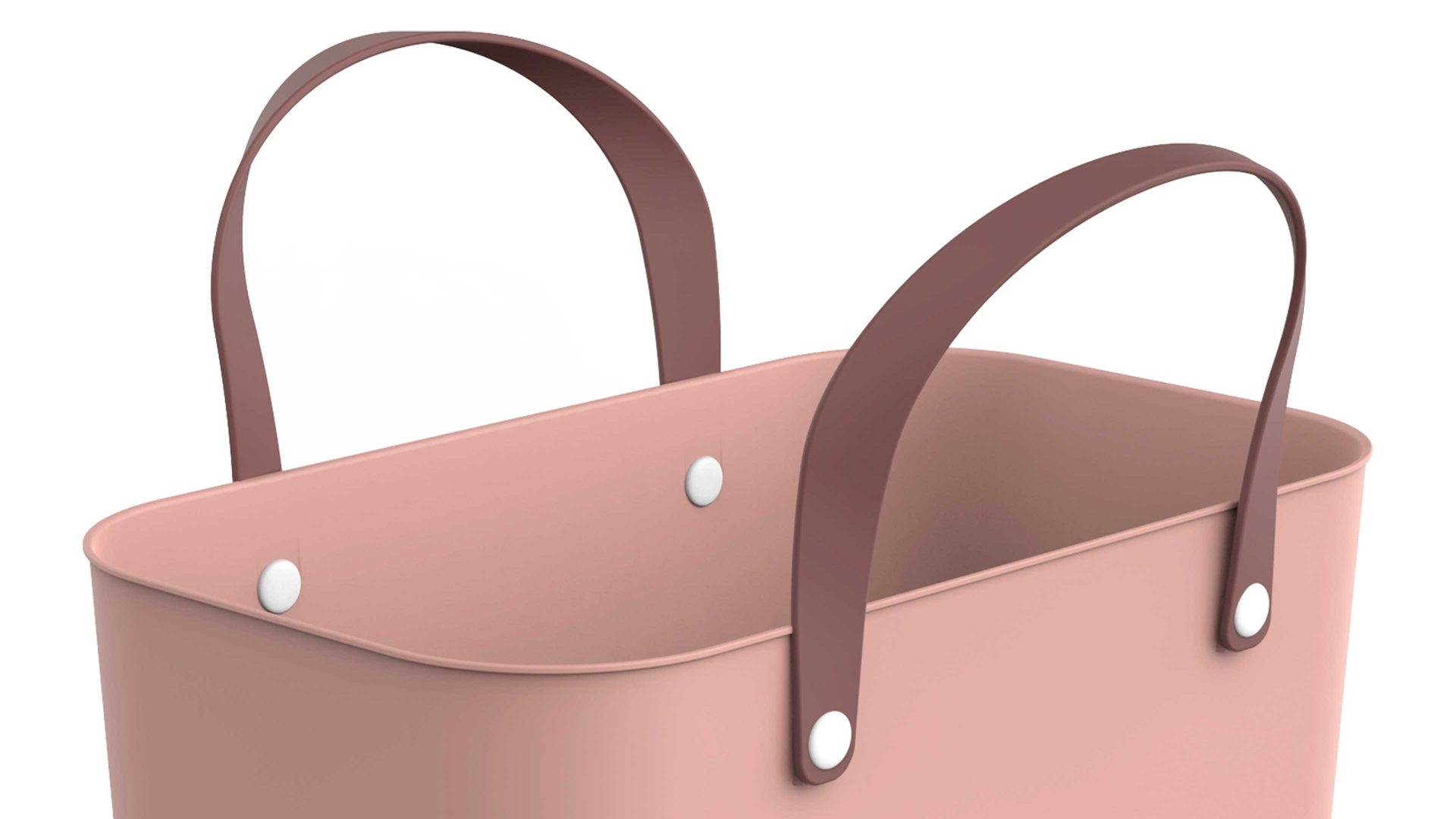 Tasche Rotho aus Kunststoff in Pink rotho modulares Recycling Müllsystem Albula - Multibag Style Linnea Pink - ca. 25 Liter