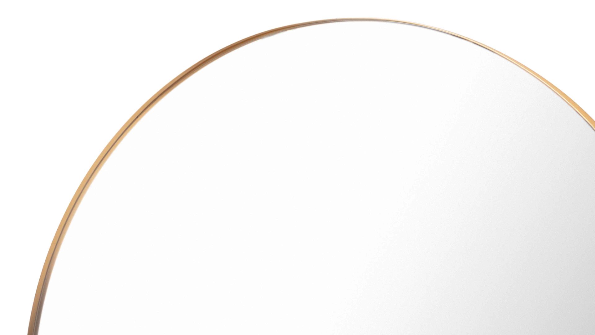 Spiegel Mirrors and more aus Spiegel in Gelb Rahmenspiegel Britta Gold - Durchmesser ca. 80 cm