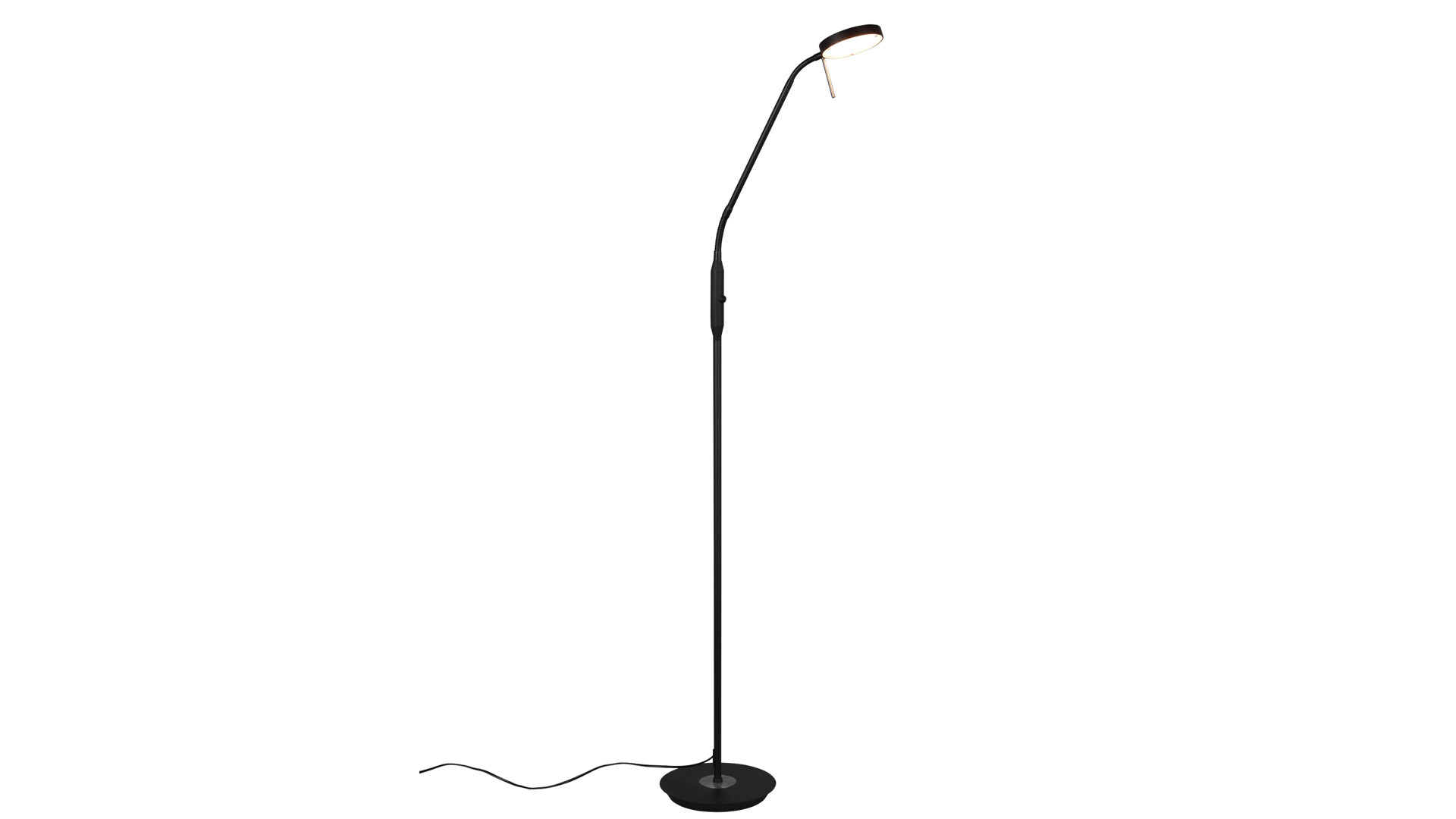 Stehleuchte Trio lighting for you aus Metall in Schwarz TRIO Stehleuchte Monza Schwarz  – Höhe ca. 145 cm