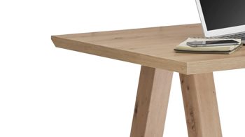 Schreibtisch Mäusbacher i.i. aus Holz in Holzfarben The Big System Office - Schreibtisch Asteiche - ca. 140 x 70 cm