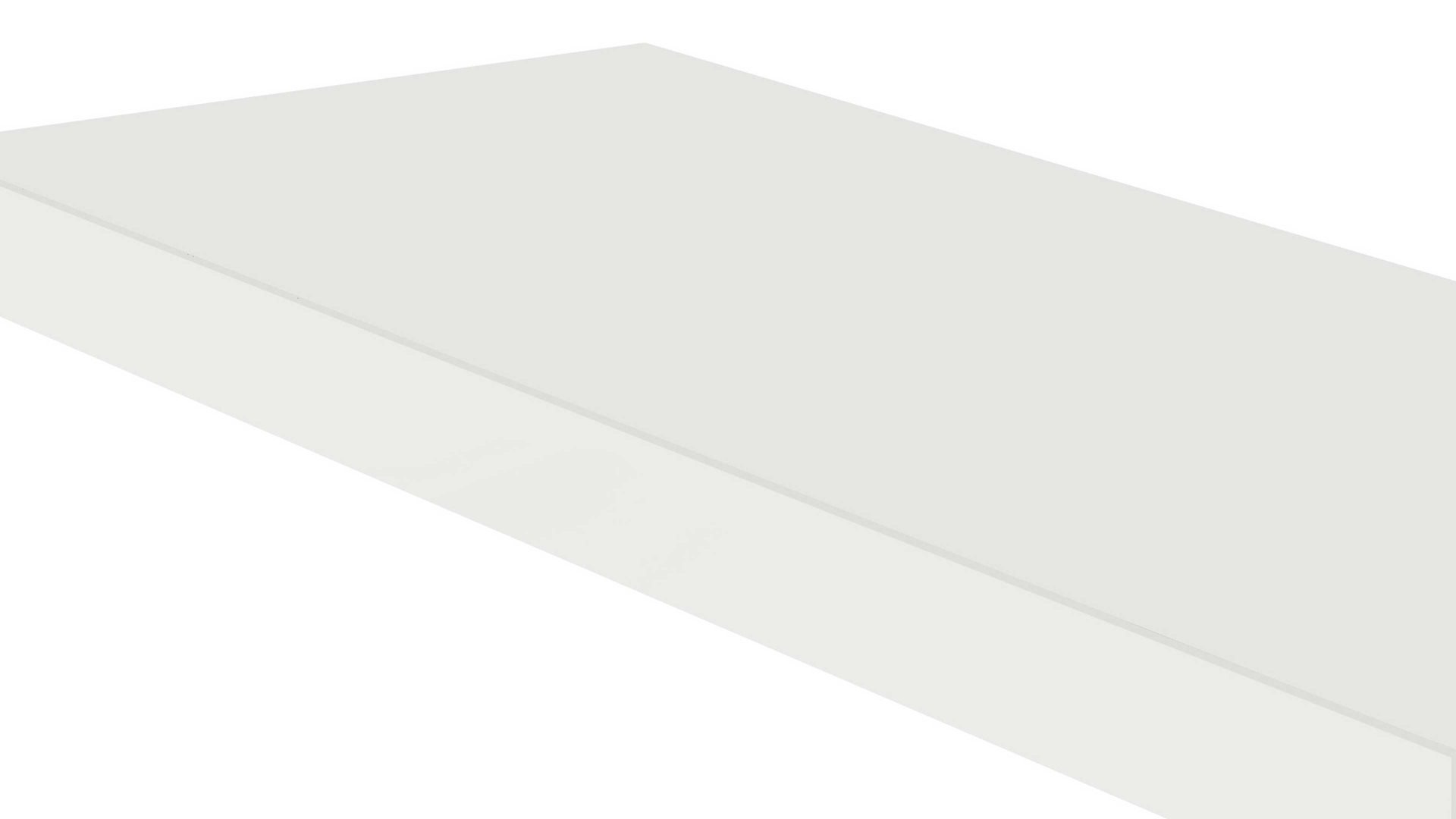 Wandregal Mäusbacher i.i. aus Holz in Weiß Wandsteckbord Mattweiß - Länge ca. 60 cm