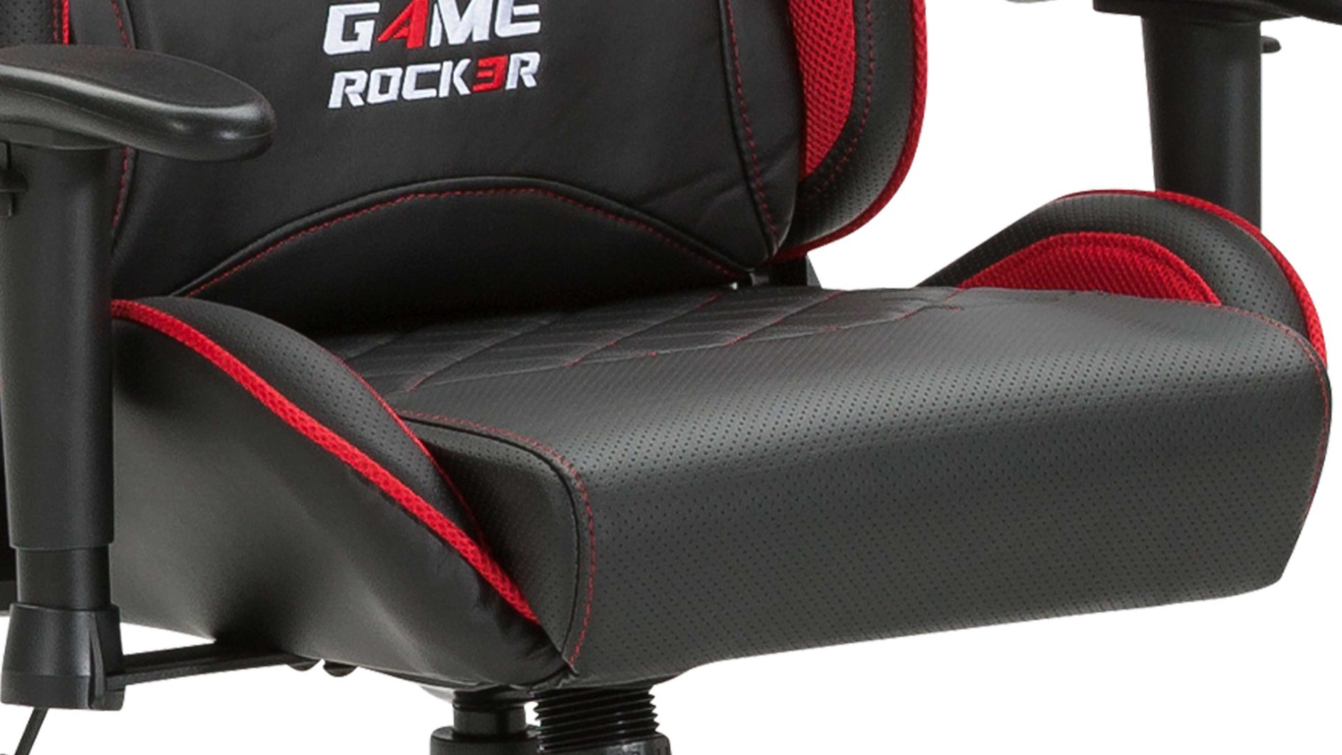 Game-Drehstuhl Duo collection aus Stoff in Rot Gaming-Drehstuhl Game Rocker Rot & Schwarz