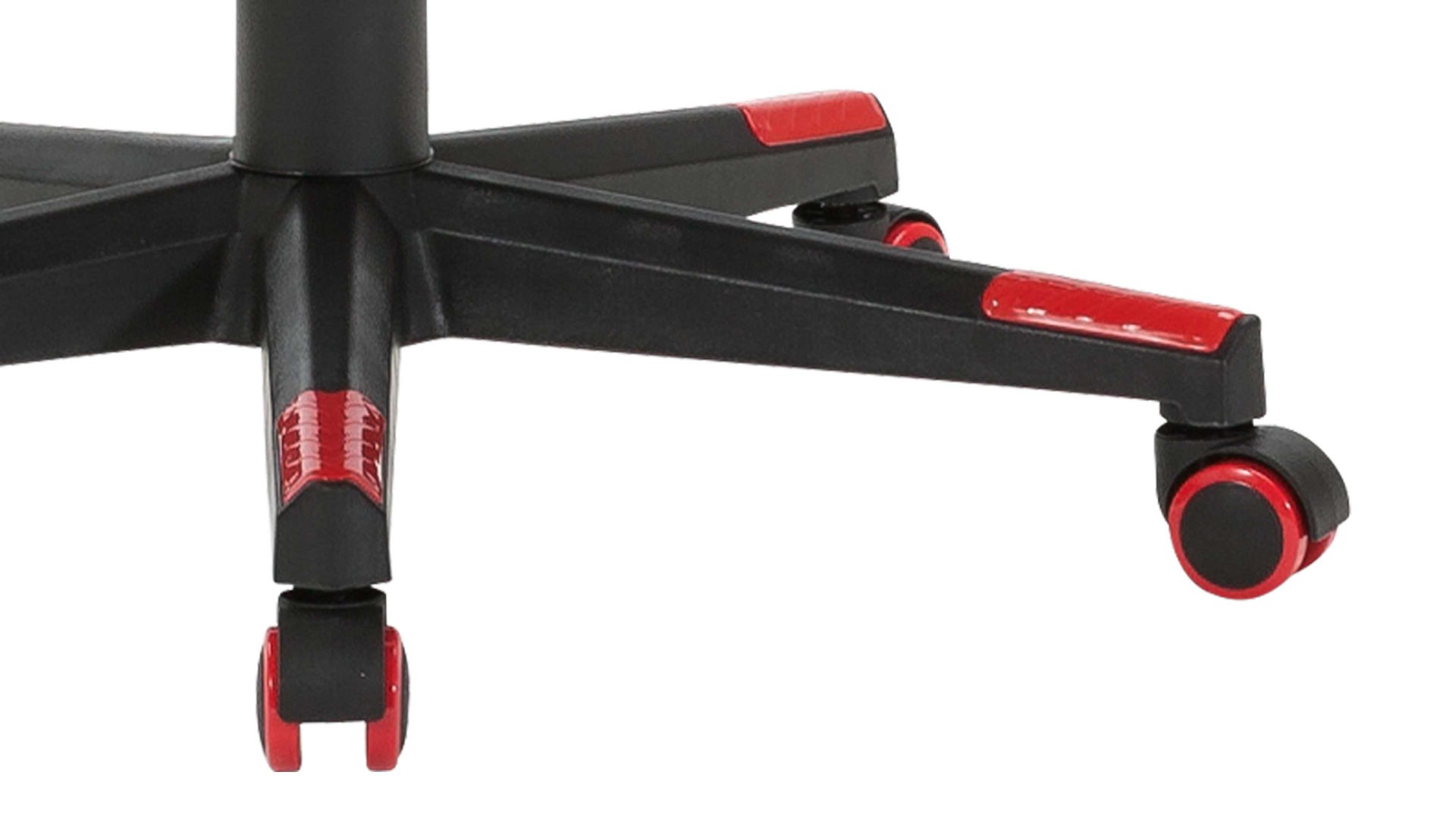 Game-Drehstuhl Duo collection aus Stoff in Rot Gaming-Drehstuhl Game Rocker Rot & Schwarz