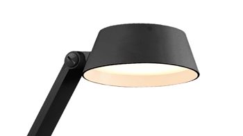 Schreibtischleuchte Trio lighting for you aus Kunststoff in Schwarz TRIO Schreibtischleuchte Ava Mattschwarz - Höhe ca. 40 cm