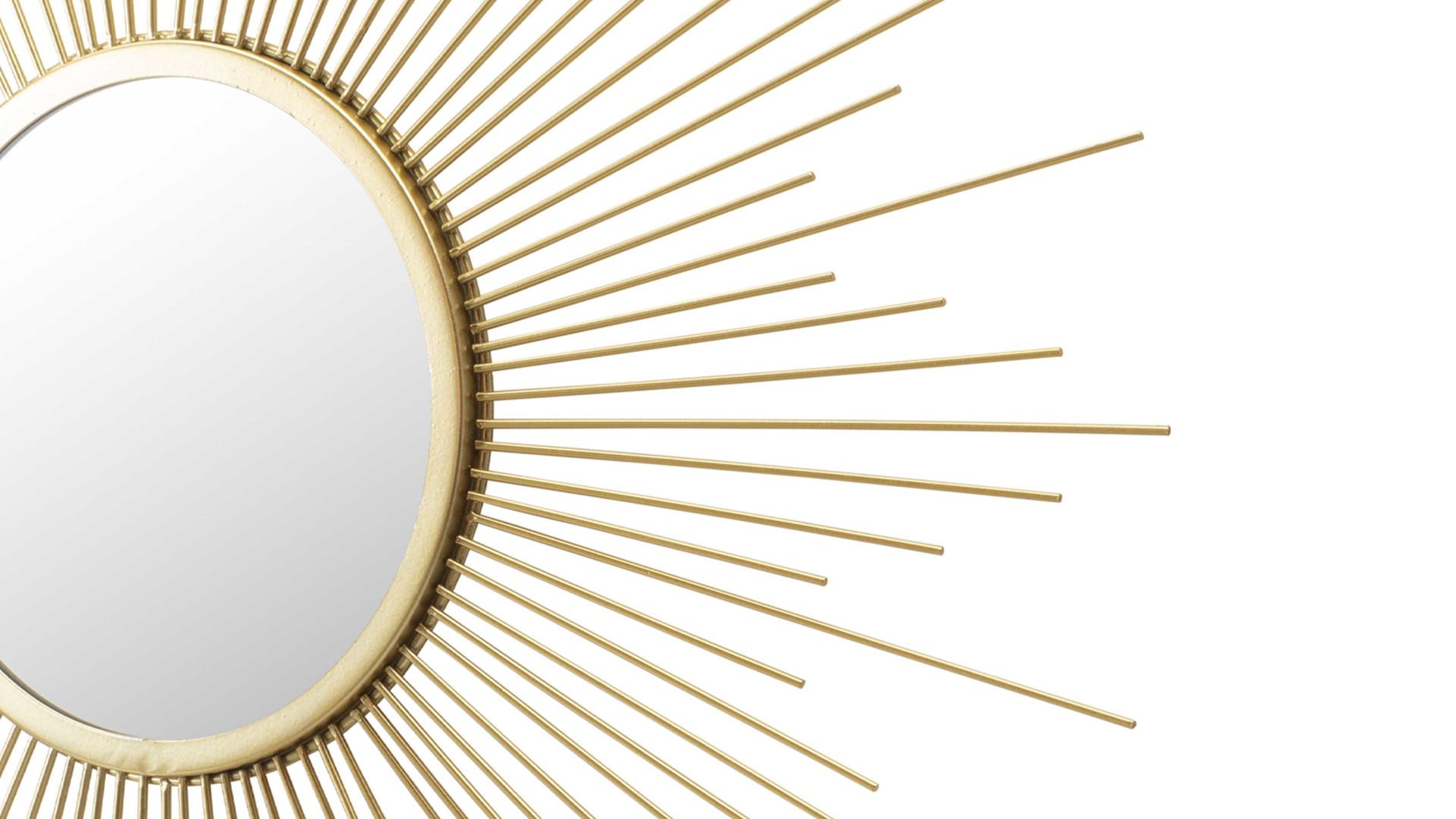 Spiegel Mirrors and more aus Spiegel in Gelb Dekospiegel Sunny Gold - Durchmesser ca. 60 cm