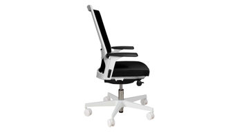 Drehstuhl Topstar aus Stoff in Weiß Topstar Drehstuhl Autosyncron-1 Weiß & Schwarz