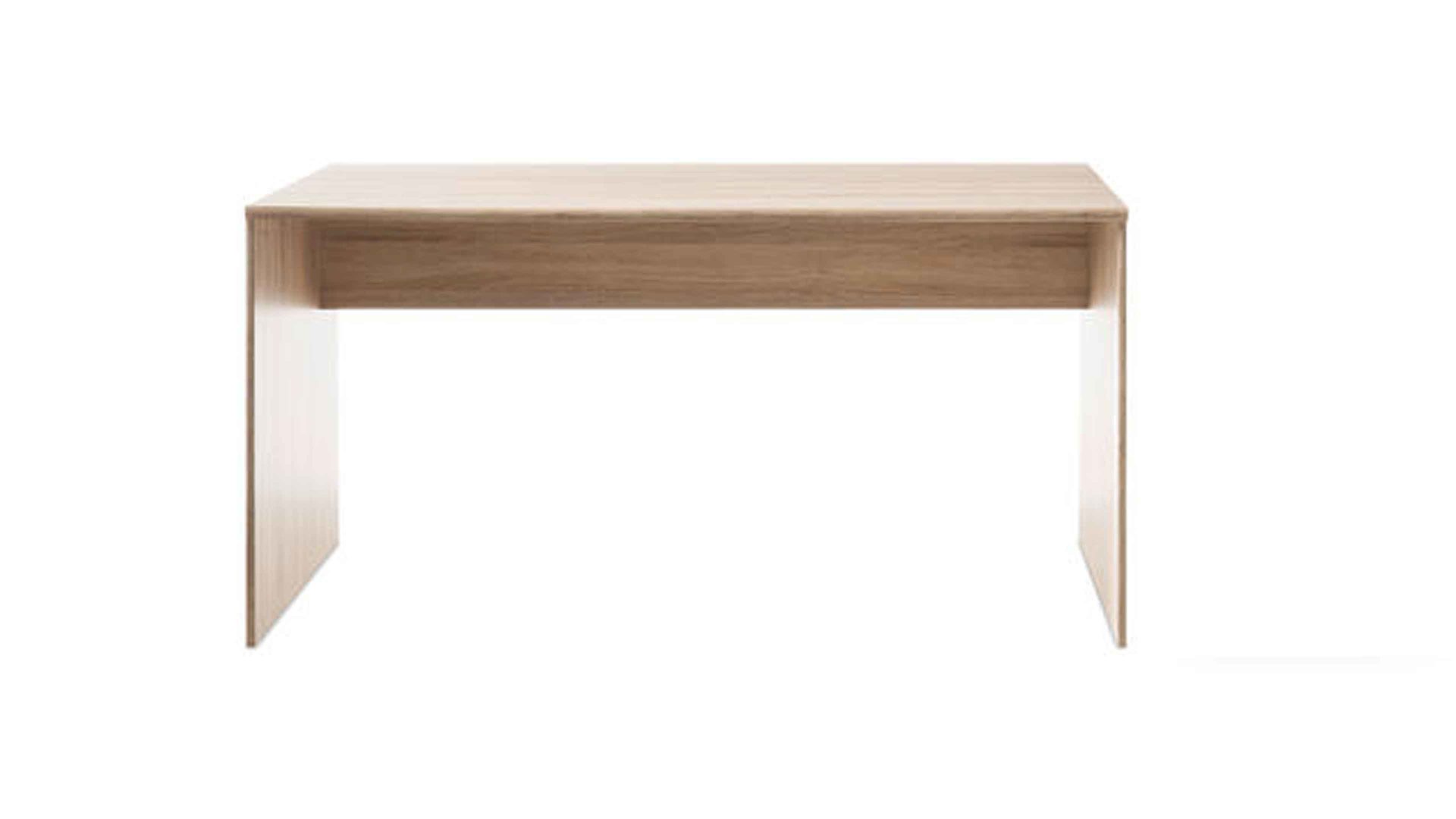 Schreibtisch Bega-consult aus Holz in Holzfarben Schreibtisch Sonoma eichefarbene Kunststoffoberflächen – ca. 150 x 75 cm