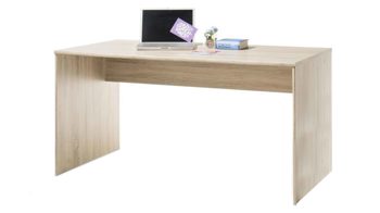 Schreibtisch Bega-consult aus Holz in Holzfarben Schreibtisch Sonoma eichefarbene Kunststoffoberflächen – ca. 150 x 75 cm