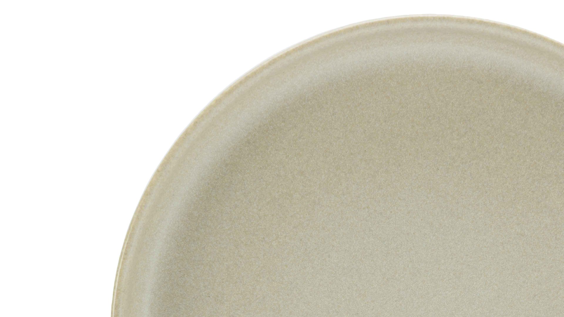 Essteller Creatable aus Keramik in Beige CREATABLE Uno – Speiseteller sandfarbenes Steinzeug – Durchmesser ca. 28 cm