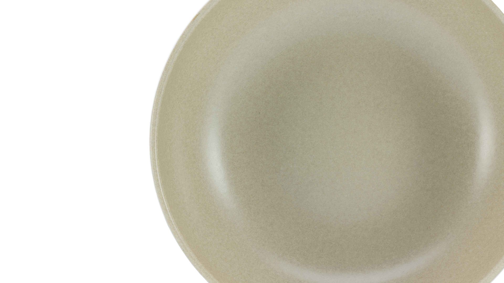 Schale Creatable aus Keramik in Beige CREATABLE Uno – Mehrzweckschale sandfarbenes Steinzeug – Durchmesser ca. 16 cm