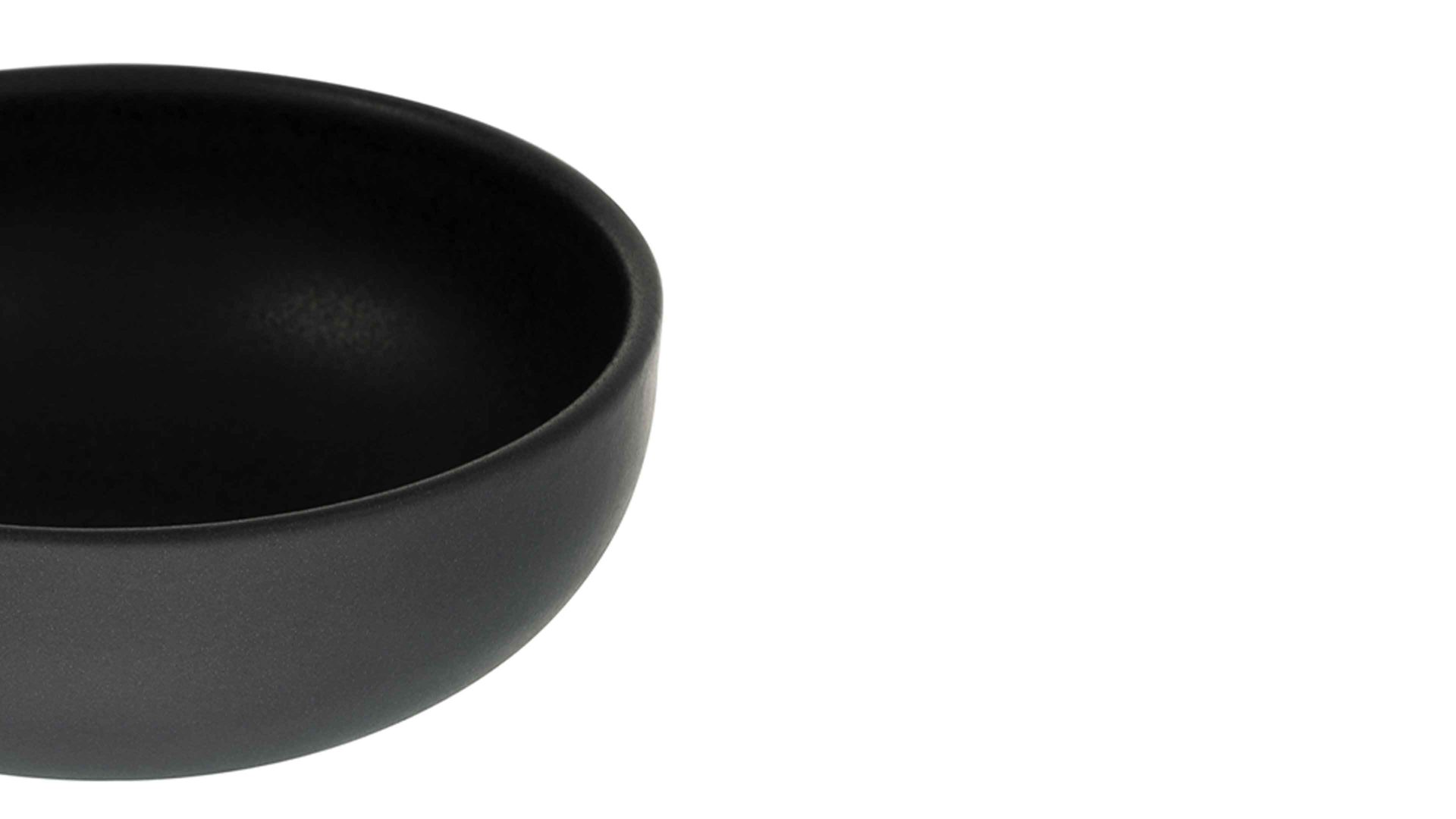 Schale Creatable aus Keramik in Schwarz CREATABLE Uno – Dipschale schwarzes Steinzeug – Durchmesser ca. 12 cm