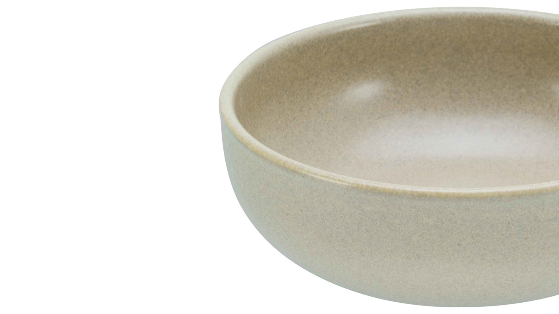 Schale Creatable aus Keramik in Beige CREATABLE Uno – Dipschale sandfarbenes Steinzeug – Durchmesser ca. 12 cm