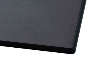 Schneidbrett Continenta aus Holz in Schwarz CONTINENTA Duracore - Schneidebrett schwarzer Recycling-Werkstoff – ca. 20 x 30 cm