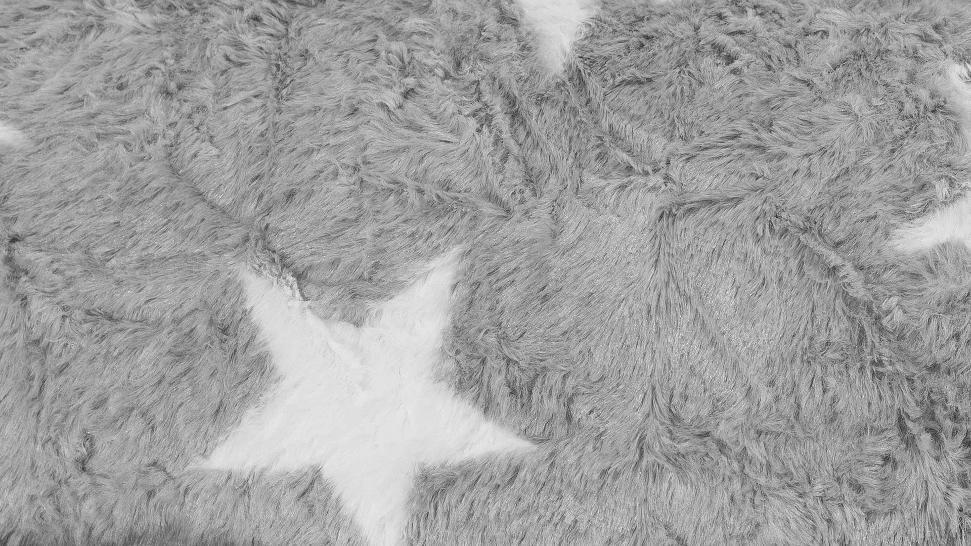 Standard-Sitzsack Magma sitting point aus Kunstfaser in Grau SITTING POINT Sitzsack Fluffy Stars XL - Sitzmöbel grauer Plüsch – ca. 220 Liter