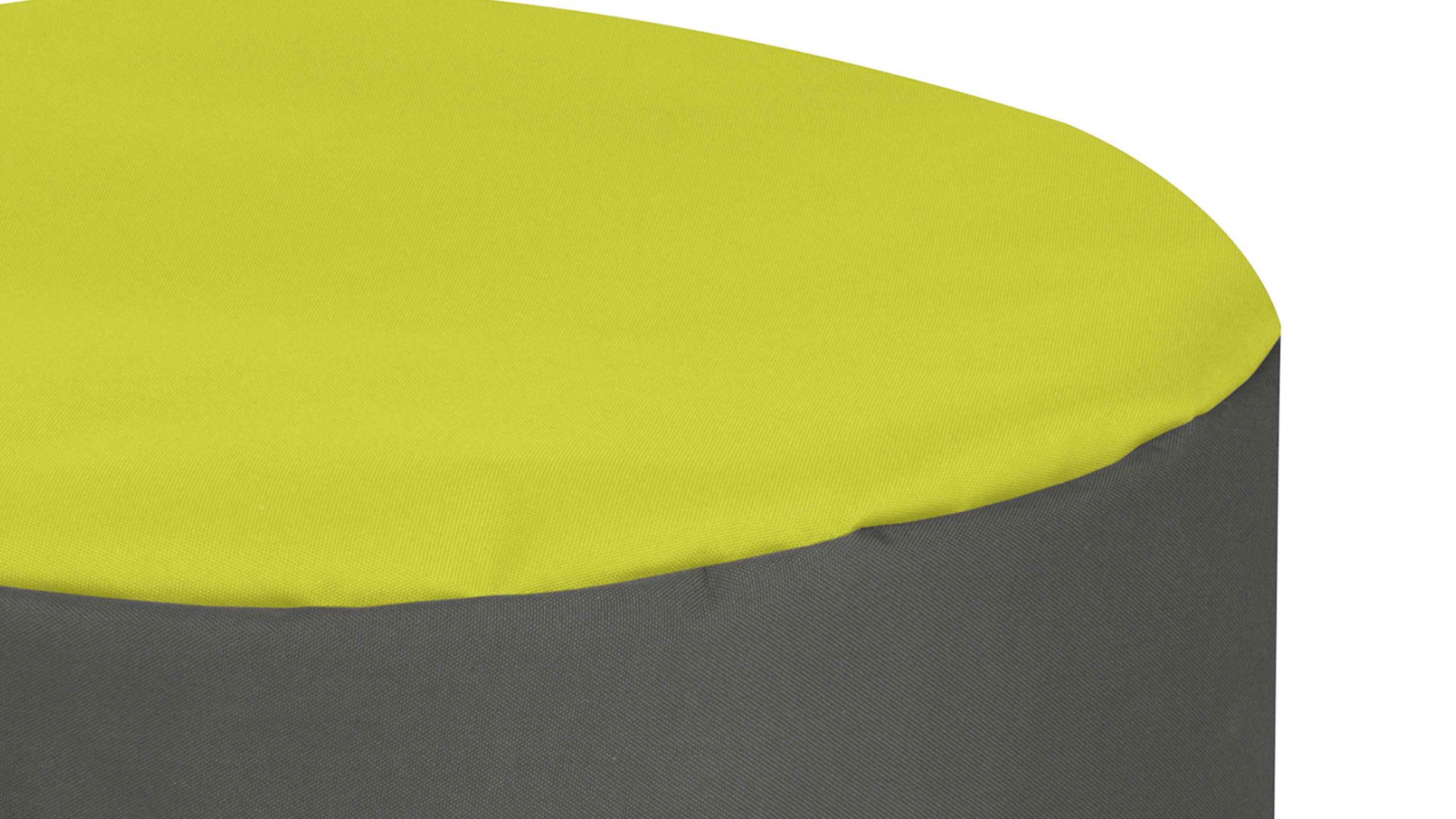 Sitzsack-Hocker Magma sitting point aus Kunstfaser in Grün SITTING POINT Sitzsack-Hocker dotcom bebop scuba® Grün & Anthrazit - Durchmesser ca. 50 cm