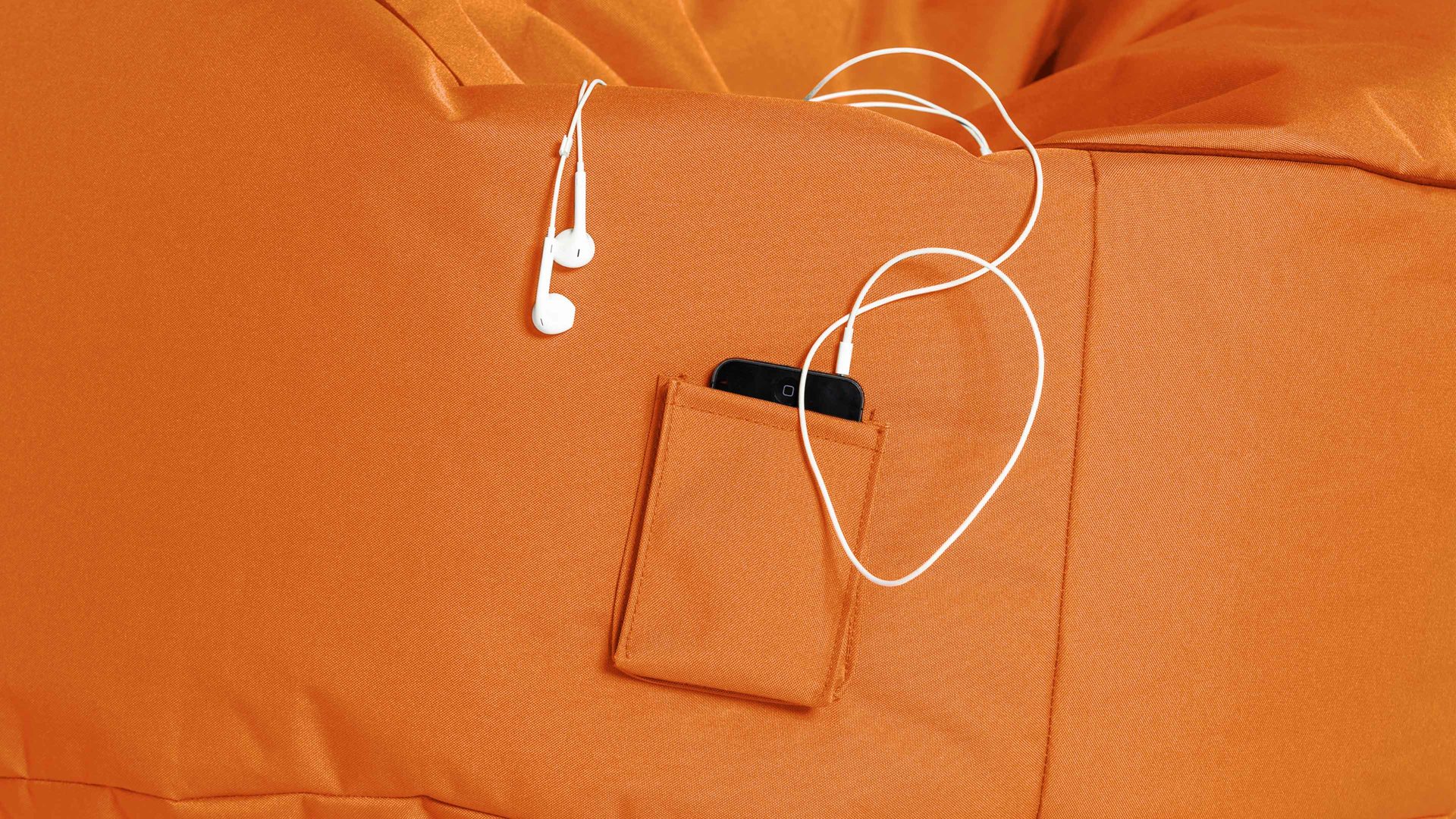 Sitzsack-Sessel Magma sitting point aus Kunstfaser in Orange SITTING POINT Sitzsack-Sessel swing scuba® als originelles Sitzmöbel orange Kunstfaser - ca. 95 x 90 x 65 cm