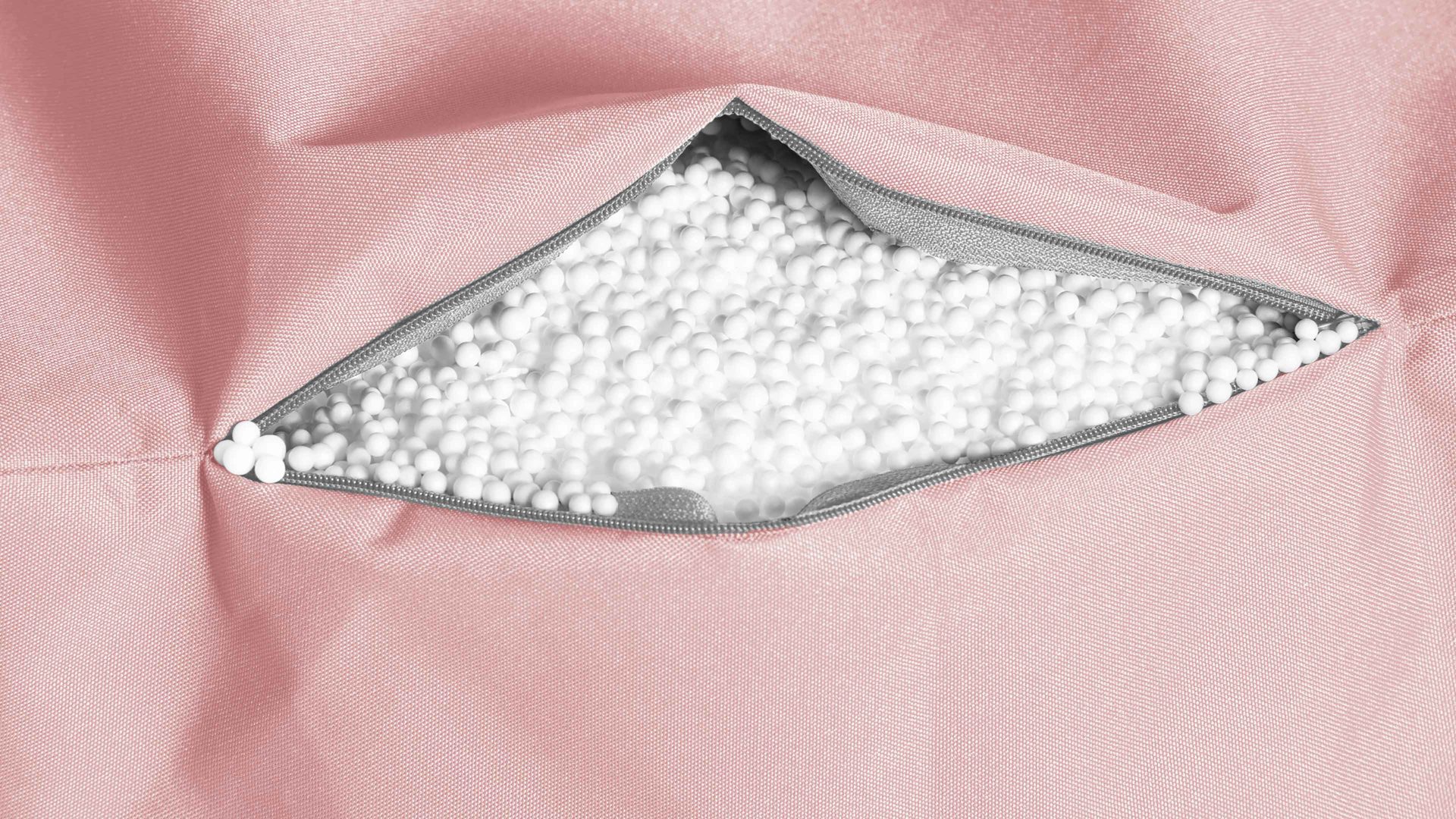 Sitzsack-Bodenkissen Magma sitting point aus Kunstfaser in Rosa SITTING POINT Sitzsack bigfoot scuba® - Sitzmöbel altrosa Kunstfaser - ca. 130 x 170 cm