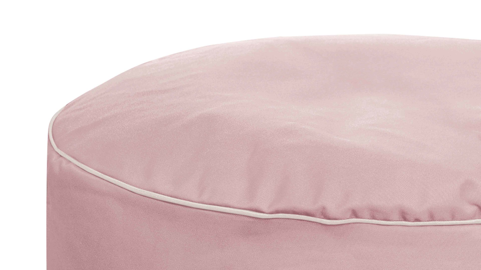 Sitzsack-Hocker Magma sitting point aus Kunstfaser in Rosa SITTING POINT Sitzsack-Hocker dotcom scuba® als Kleinmöbel altrosa Kunstfaser – Durchmesser ca. 50 cm