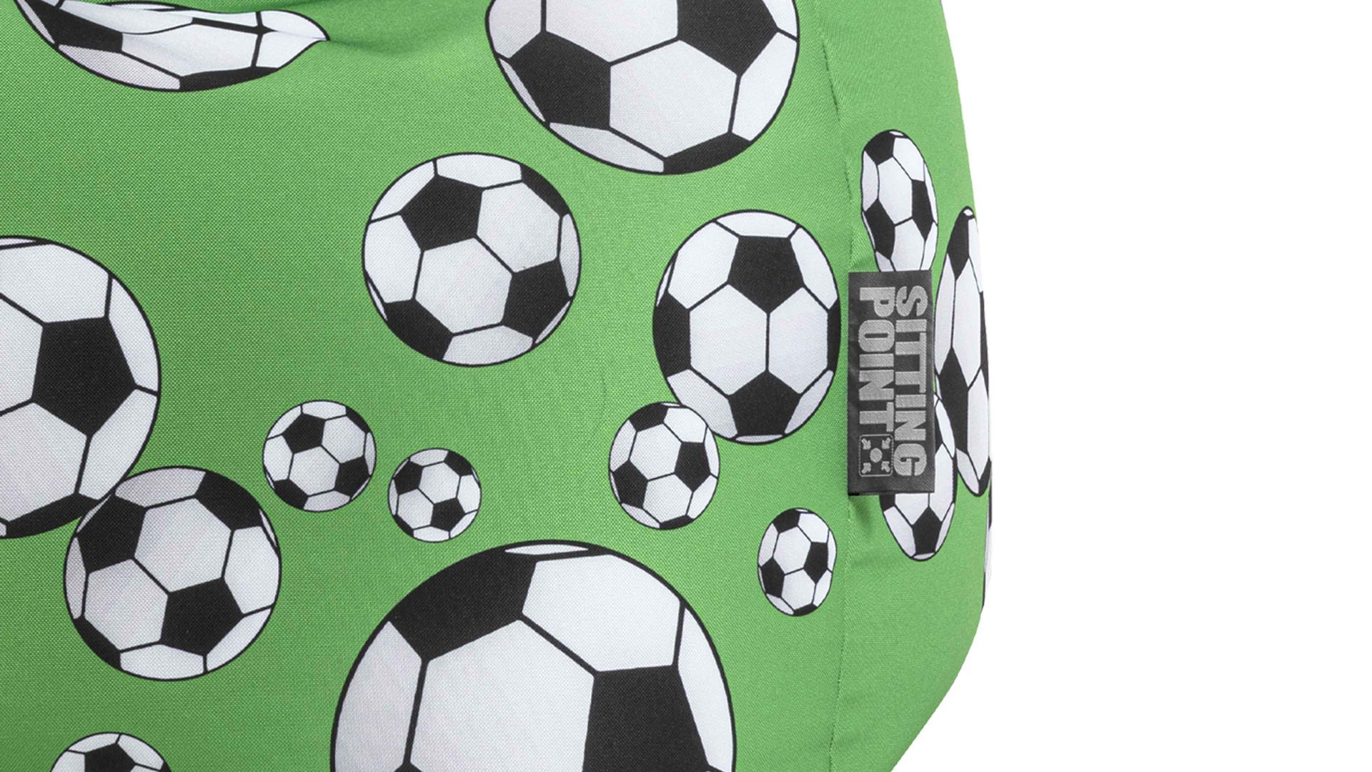 Standard-Sitzsack Magma sitting point aus Naturfaser in Grün SITTING POINT Sitzsack Kicker XL als Sitzmöbel Grün - ca. 220 Liter