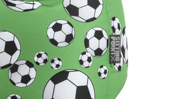 Standard-Sitzsack Magma sitting point aus Naturfaser in Grün SITTING POINT Sitzsack Kicker XL als Sitzmöbel Grün - ca. 220 Liter