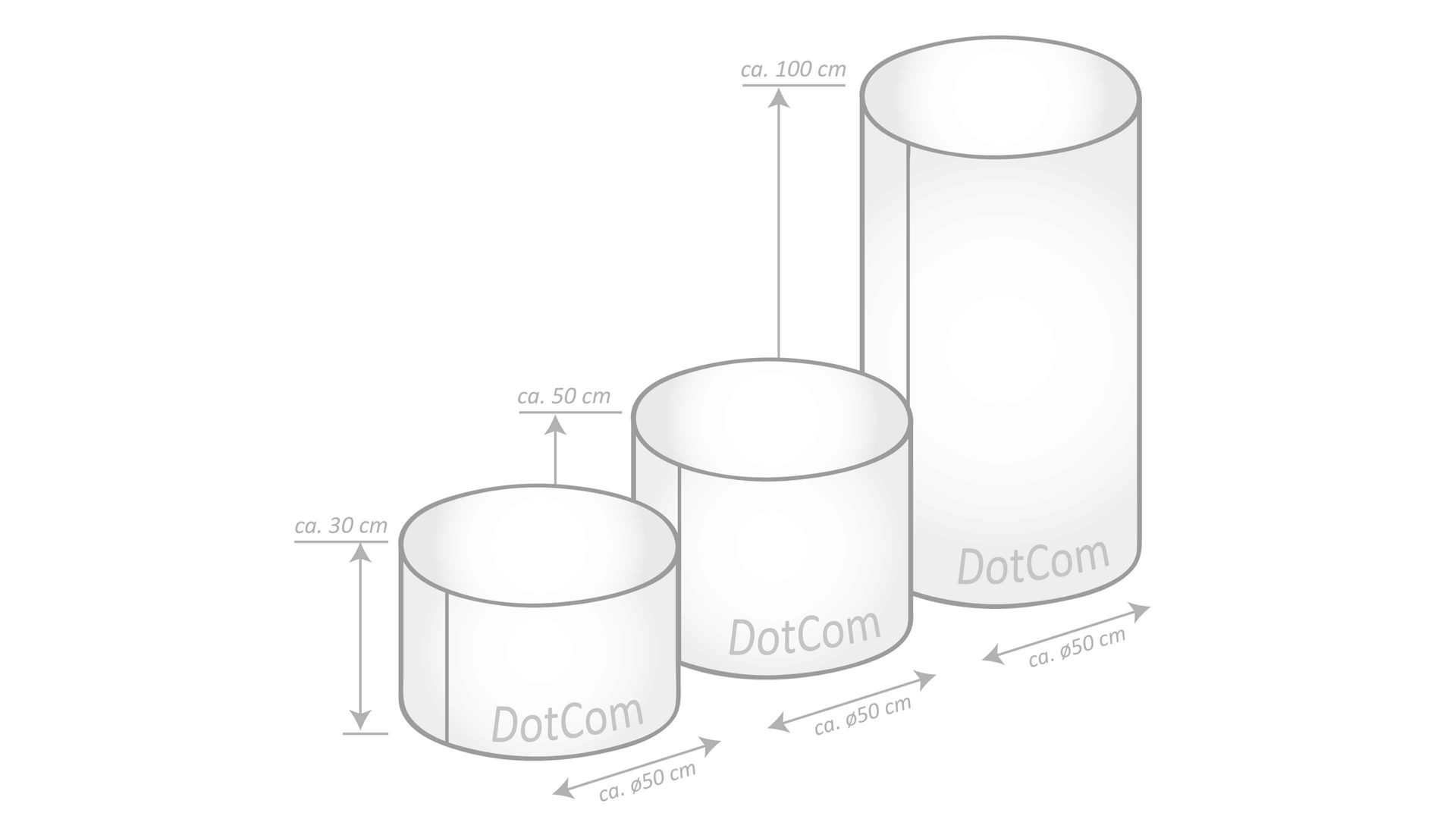 Sitzsack-Hocker Magma sitting point aus Kunstfaser in Holzfarben SITTING POINT Sitzsack-Hocker Dot Com Wood Höhe ca. 50 cm - Mikrofaser