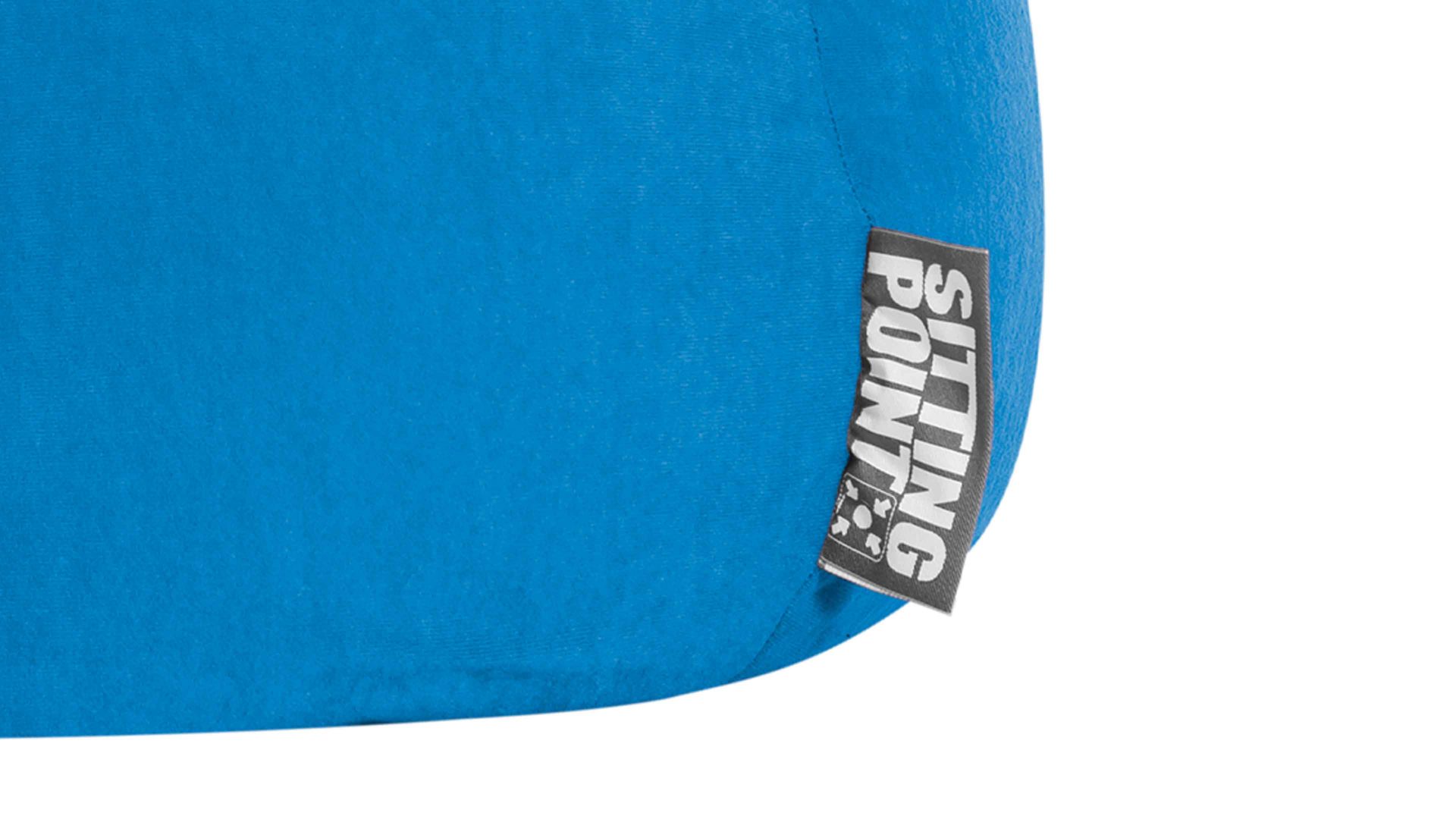 Standard-Sitzsack Magma sitting point aus Kunstfaser in Blau SITTING POINT beanbag easy L - Sitzmöbel blaue Mikrofaser - ca. 120 Liter