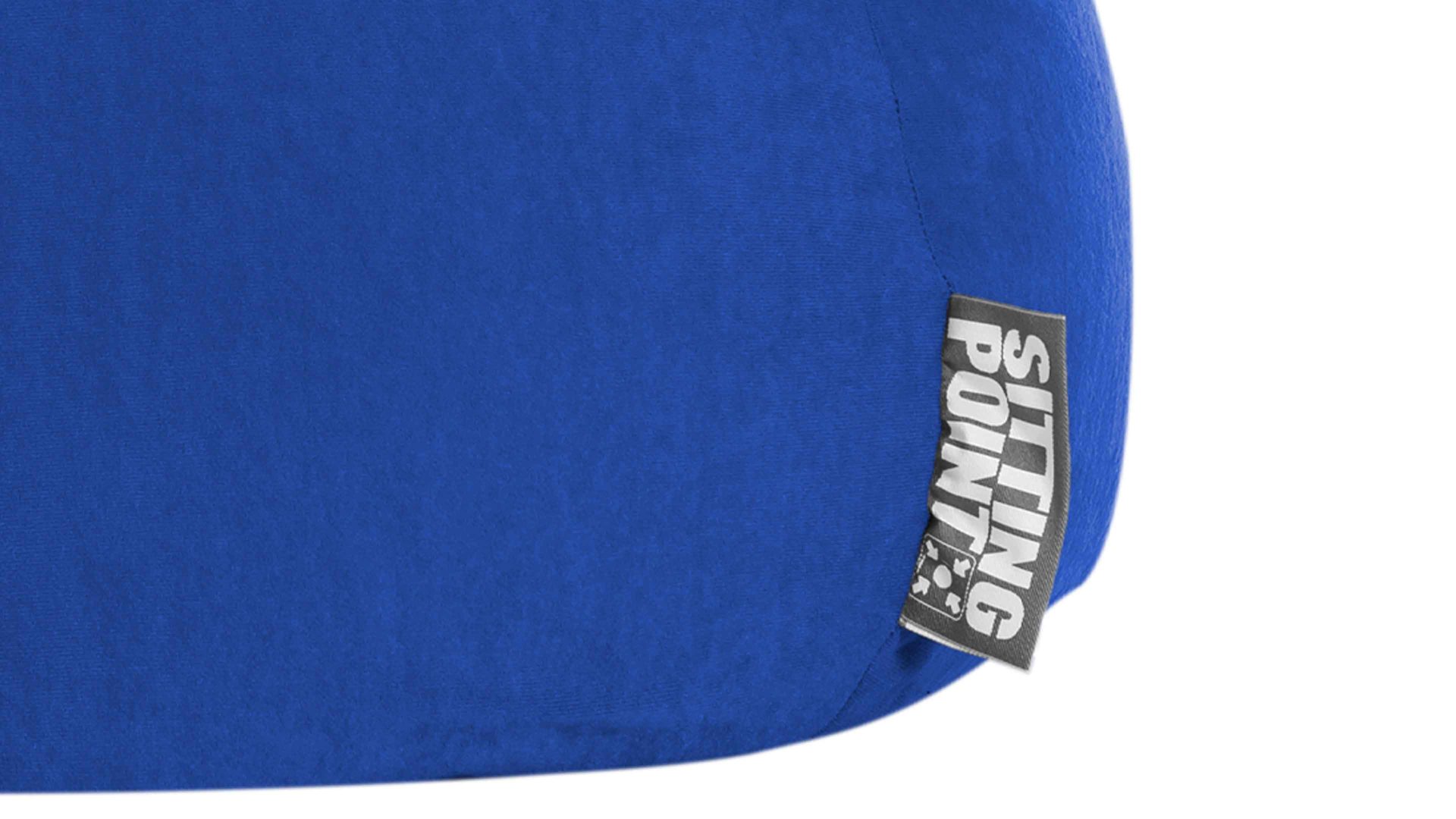 Standard-Sitzsack Magma sitting point aus Kunstfaser in Dunkelblau SITTING POINT beanbag easy L - Sitzmöbel dunkelblaue Mikrofaser - ca. 120 Liter