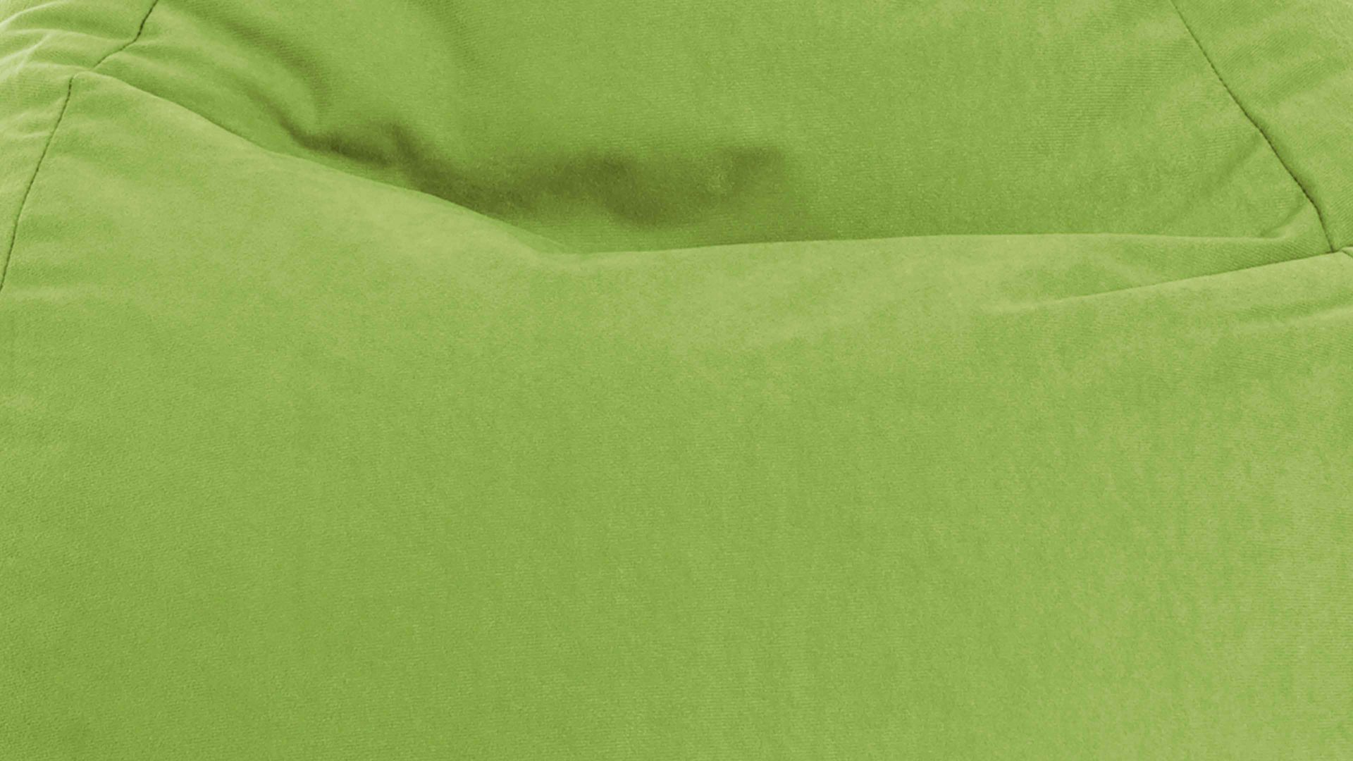 Standard-Sitzsack Magma sitting point aus Kunstfaser in Hellgrün SITTING POINT beanbag easy XL als Sitzmöbel grüne Mikrofaser - ca. 220 Liter