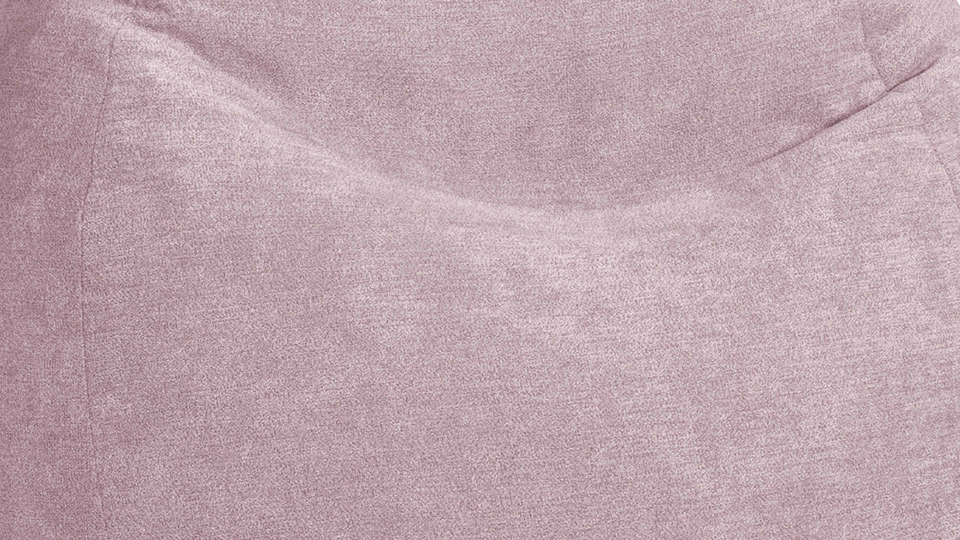 Sitzsack Magma sitting point aus Kunstfaser in Rosa SITTING POINT beanbag alfa XL - lässiger Sitzsack altrosé Velours 053 – ca. 220 Liter