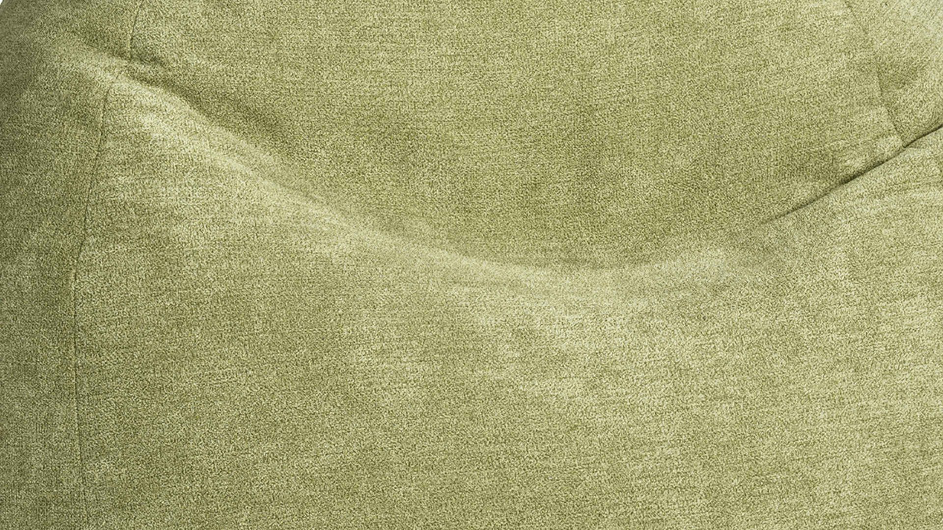 Sitzsack Magma sitting point aus Kunstfaser in Hellgrün SITTING POINT beanbag alfa XXL - lässiger Sitzsack grüner Velours 030 – ca. 300 Liter